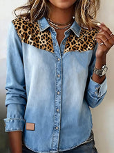 Chemise Femme Motif Léopard Patchwork Art